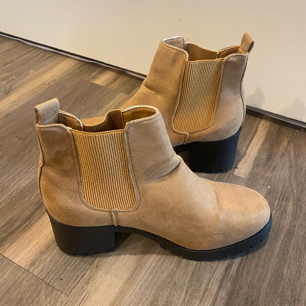 Tan Ankle Boots Size 10 - Picture 2 of 7
